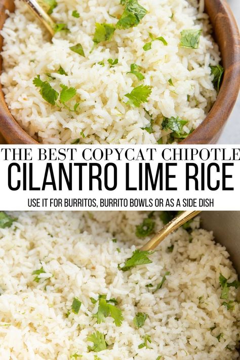 Cilantro Lime Fried Rice, Chipotle Cilantro Lime Rice Recipe, Cilantro Lime Rice Chipotle's, Copycat Cilantro Lime Rice, Chipotle Lime Rice, Chipotle Cilantro Lime Rice, Cilantro Rice Recipe, Chipotle Rice, Pollo Tropical