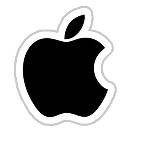 Apple Logo Sticker, Microphone Icon, Apple Stickers, Homemade Stickers, Iphone Stickers, Scary Tattoos, Black And White Stickers, Apple Logo Wallpaper, Brand Stickers