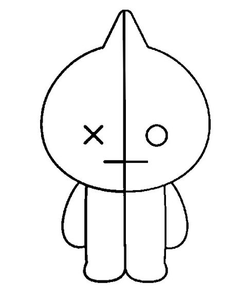 Coloring page BT21 : Van 9 Colouring Pages, Van, Bt21 Coloring Pages, Printable Coloring, Coloring Page, Free Printable, Coloring Pages, For Free, Bts