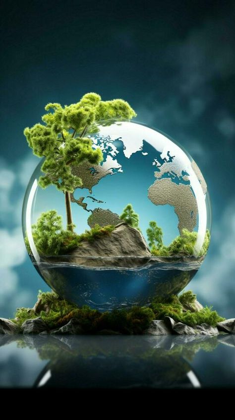 Isolated Earth and a flourishing tree in honor of Earth Day Vertical Mobile Wallpaper AI Generated Social Media Advertising Design, Event Poster Design, Event Poster, Space And Astronomy, Advertising Design, Screen Savers, Earth Day, Mobile Wallpaper, Astronomy