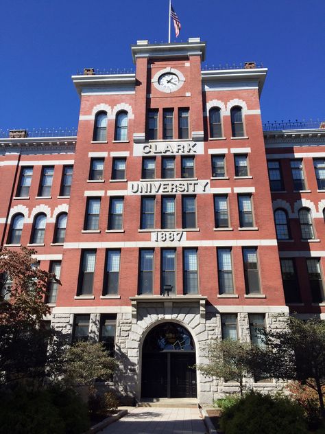 Jonas Clark Hall at Clark University in Worcester, Mass. Clark University Worcester, Clark University, Vision 2024, Wish Board, University Campus, Worcester, College Girls, Ferry Building San Francisco, Dorm Room