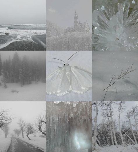 Snow Mood Board, Ice Moodboard, Winter Moodboard, Paranormal Aesthetic, Types Of Aesthetics, Adopt Idea, Rainbow Aesthetic, Scene Design, Mood Board Inspiration