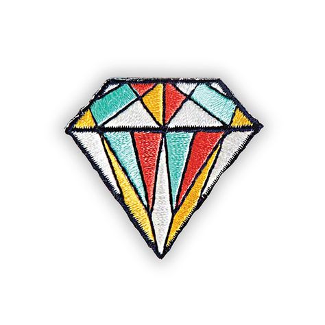 Diamonds, Diamond Patch, Hang Bag, Hanging Bag, Embroidered Patch, Iron On Patches, Embroidered Patches, Magnets, Gemstones