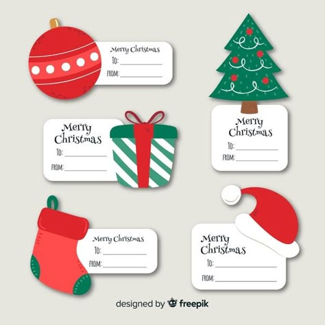 Christmas Tree Gift Tags, Gift Labels Christmas, Hand Drawn Christmas, Christmas Cards Kids, Christmas Tags Printable, Christmas Gift Tags Printable, Ideas Navidad, Gift Tags Diy, Christmas Stationery