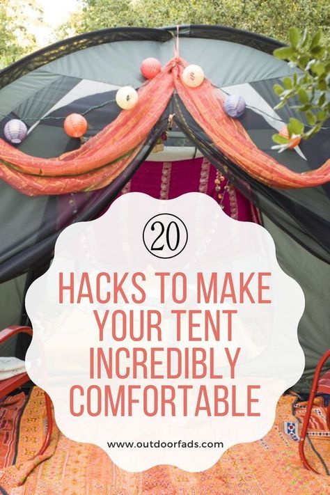 Zelt Camping Hacks, Camping Trip Essentials, Tent Hacks, Zelt Camping, Tent Camping Hacks, Camping Must Haves, Camping Inspiration, Camping Hacks Diy, Camping Set Up