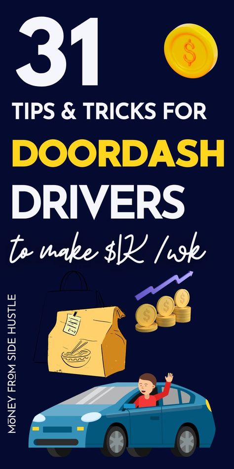 doordash delivery driver tips Door Dasher Hacks, Door Dash Driver Tips, Door Dash Driver Hacks, Doordash Driver Tips, Door Dashing, Doordash Driver, Door Dash, Make Side Money, Dashing Diva