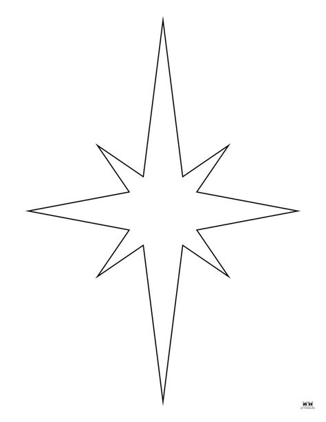 Help your kids enjoy the true spirit of the season with these Christmas Star coloring pages and templates. Print from home. 100% FREE. Christmas Star Patterns Free Printable, Primitive Star Template Printable Free, Holiday Shapes Free Printable, Star Shapes Design, Star Theme Christmas, Christmas Star Coloring Pages, Star Coloring Sheet, Christmas Star Template Free Printable, Christmas Template Free Printable