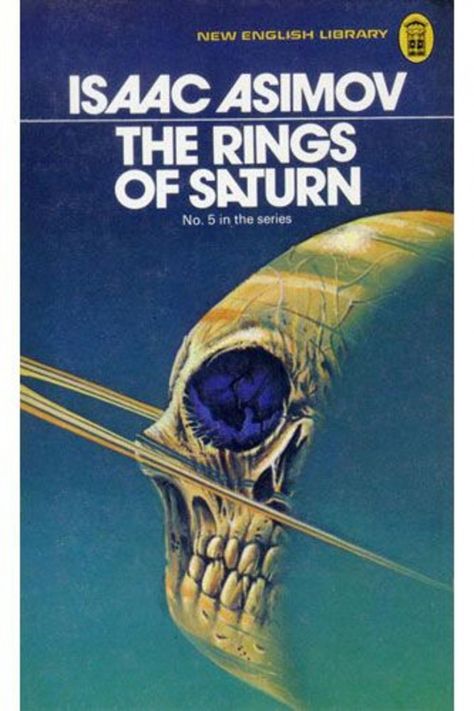 Isaac Asimov Books, Classic Sci Fi Books, 80s Sci Fi, Rings Of Saturn, Cover Film, Science Fiction Illustration, Sci Fi Novels, Classic Sci Fi, Isaac Asimov