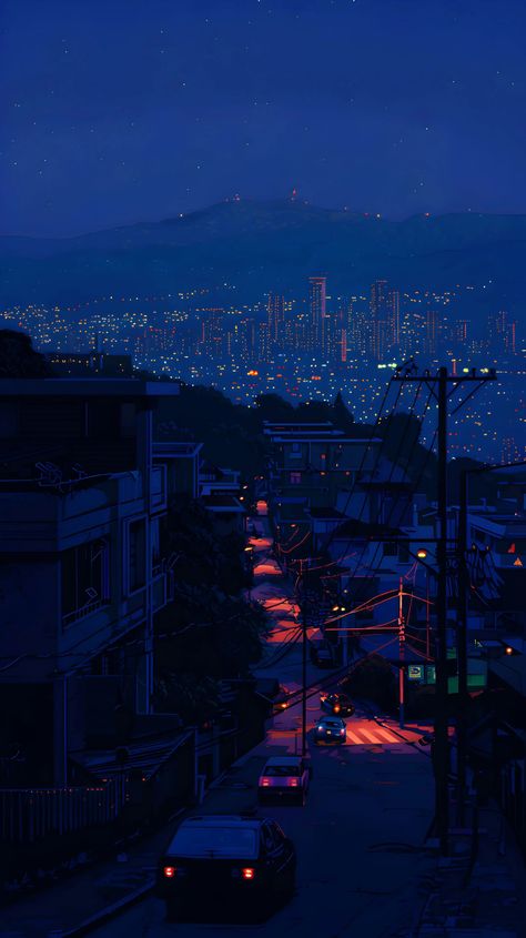 Cool Animation Wallpaper, Wallpaper Backgrounds Whatsapp, Japan Night Aesthetic Wallpaper, Night Landscape Wallpaper, Japanese Pixel Art Wallpaper, Chill Aesthetic Vibes, City Night Wallpaper, Lofi Aesthetic Wallpaper, Lofi City