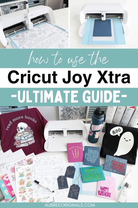 Learn all about the Cricut Joy Xtra and decide if it's right for you and your crafting needs! This is such a powerful, yet compact, machine. I think you're going to love it! Cricket Joy Projects Craft Ideas, Cricket Joy, Beginner Cricut, Disney Diy Crafts, Thank You Happy Birthday, Joy Gifts, Holiday Crafts Diy, How To Make Stencils, Cricut Projects Beginner