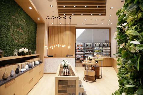 Saje Natural Wellness by Jennifer Dunn Design, Ontario – Canada » Retail Design Blog Herbal Store, Wellness Store, Retail Interior Design, Pharmacy Design, Retail Store Design, Retail Interior, Retail Design Blog, Store Interior, Retail Space