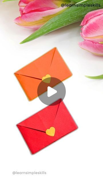 Envelope Tutorial, Mini Envelope, Origami Envelope, Easy Origami, Mini Envelopes, August 12, Origami Easy, Origami, Envelope