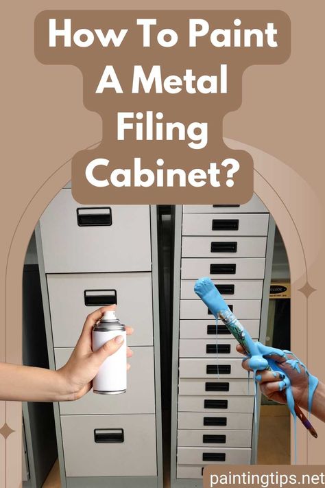 "Is it feasible to paint file cabinets that appear rigid, glossy, and smooth?"
"Can you paint a file cabinet?"
"If you're looking to acquire knowledge about paints and painting, the idea of altering the color of a filing cabinet might appear daunting."
However, painting anything, including file cabinets, is achievable. You can effectively paint a metal filing cabinet using appropriate painting methods. Spray Paint File Cabinet Diy, How To Paint Filing Cabinet, How To Paint File Cabinet, Painted File Cabinet Ideas, Spray Paint Metal Furniture, Painting Metal File Cabinets Diy, Painting Metal File Cabinets, Painting A Metal File Cabinet, How To Paint Metal Cabinets