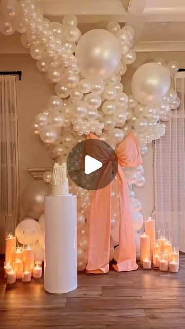 Pearl Balloons, Pearl Party, Sand Candles, Event Stylist, Love Birthday, 40th Birthday Cakes, Happy 40th Birthday, Custom Balloons, January 21