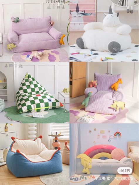 Kawaii Rug, Cool Room Designs, Cute Furniture, Pastel Room, Kids Sofa, Cute Bedroom Decor, Cute Room Ideas, Cozy Room Decor, Apartment Decor Inspiration