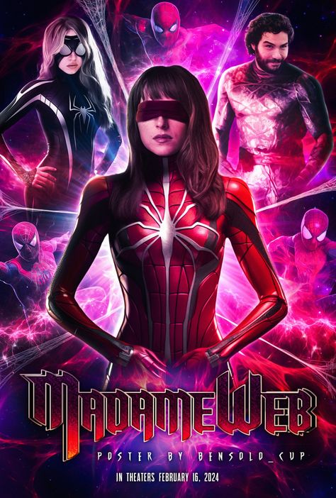 Madame Web Movie, Madame Web Marvel, Web Movie, Madame Web, Film Thriller, Thriller Movies, Movie Party, Spider Woman, Marvel Films