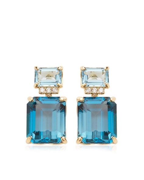 JONATHAN SÁNCHEZ JEWELRY on Instagram: “These new Duo earrings from our Candy Pop collection 💙✨ are out of this 🌎 #jonathansanchezjewelry #candypopjewelry #bebold #becolorful…” Emerald Cut Drop Earrings, London Blue Topaz Earrings, Styling Clothes, Chihuahua Art, Jewelry Girl, Aquamarine Earrings, Topaz Jewelry, Blue Topaz Earrings, Topaz Earrings