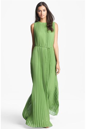 Ted Baker London 6 Pleated Fabric Dress, Tumblr Dress, Lady's Dress, Avocado Color, Plum Dress, Red Dress Maxi, Green Maxi, Summer Ideas, London Dresses