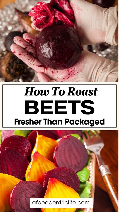 Beets are super nutritious and a great way to add more vegetables to your diet, plus they are easy to make. If you don't know how, here is how to roast beets. What To Do With Beets, How To Cook Beets, Best Way To Eat Beets, Roasted Beets In Foil, How To Prepare Fresh Beets, Best Way To Cook Beets, Roast Beets Oven, Oven Roasted Beets Simple, How To Prepare And Cook Fresh Beets