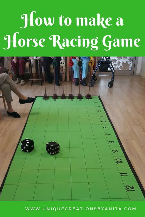 How to make a horse racing game, Activities for the elderly, indoor games, outdoor games #horseracing #outdoorgames #agedcaregames #diy #diyideas #diygames #entertainment Horse Racing Game, Happy Playlist, Derby Games, Assisted Living Activities, Memory Care Activities, Tools Tattoo, Horse Race Game, Senior Living Activities, Nursing Home Activities