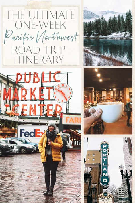 Pacific Northwest Itinerary, Pacific Northwest Vacation Ideas, Seattle To Portland Road Trip, Pacific Northwest Vacation, Pacific Northwest Roadtrip, Pacific Northwest Road Trip Itinerary, Pacific Northwest Travel Itinerary, Pacific Northwest Trip, Pnw Itinerary