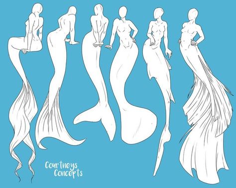 Siren Tail Art, Mermaid Ideas Drawing, Merman Drawing Base, How To Draw Mermaid Tail, How To Draw A Mermaid Tail, How To Draw Mermaids, Mermaid Tails Drawing, Mermaid Tail Ideas, Mermaid Tail Designs