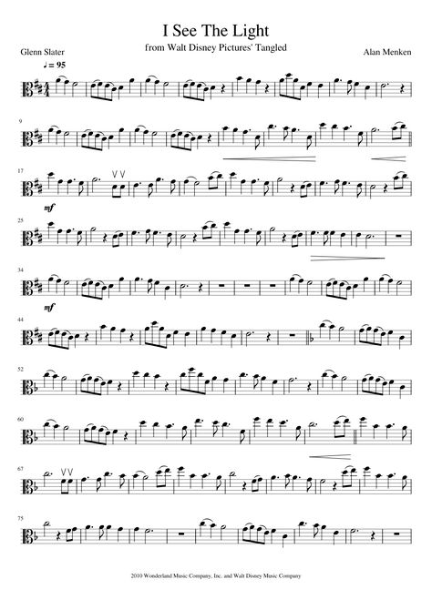 I See The Light Flute Sheet Music, Violin Sheet Music Disney Songs, Free Viola Sheet Music, Flute Sheet Music Disney, Alto Clef Sheet Music Viola, I See The Light Piano Sheet Music, Cello Music Sheet, Taylor Swift Viola Sheet Music, Viola Songs