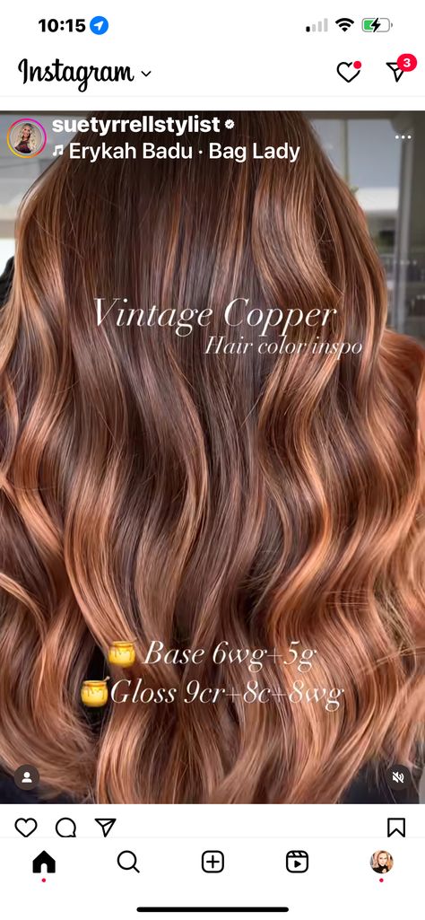 Shades Eq Toner Formulas Caramel Copper, Copper Formulas Shades Eq, Copper Hair Shades Eq Formula, Light Auburn Hair Color Formula, Cowgirl Copper Formula, Red Shades Eq Formulas, Cowboy Copper Hair Formula Shades Eq, Cowboy Copper With Highlights, Caramel Hair Color Formula