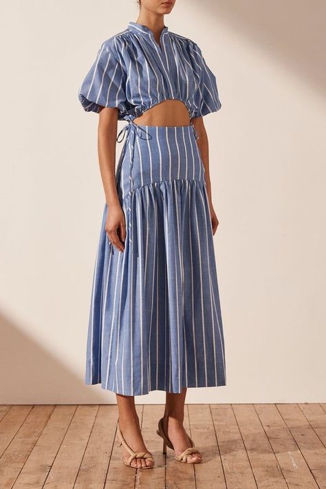 Shona Joy, Maxi Dress Online, Midi Length Skirts, Top And Skirt, Dress 16, Midi Maxi Dress, Blue Ivory, Looks Style, Balloon Sleeves