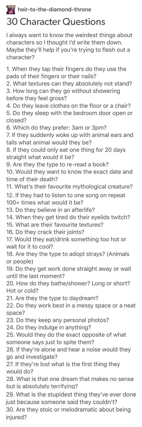 Different Characters In A Story, Character Building Prompts, Character Creation Prompts, This Or That Weird Questions, Dnd Character Building Questions, Things To Add To Characters, Random Weird Questions, Building Characters In Writing, Dnd Character Creation Questions