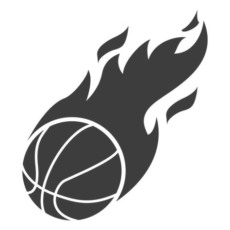 Basketball Ball Drawing, Flaming Basketball, Sports Aesthetics, Basketball Vector, Skateboard Tattoo, Basketball Drawings, Basketball Silhouette, Light Switch Sticker, Switch Sticker