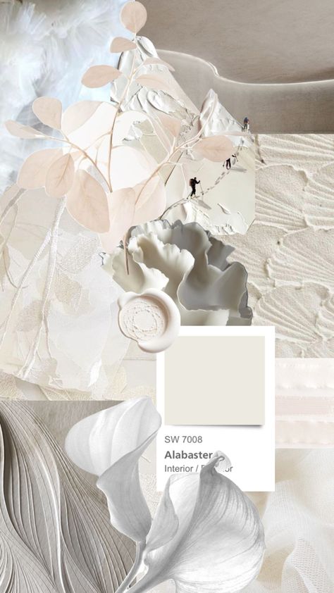 Ivory Mood Board, Bridal Colour Palette, White Feminine Aesthetic, Wedding Pallets, White Wedding Color Palette, White Pallet, White Color Palette, Website Color Schemes, Brand Board Template