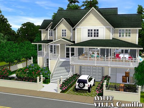 30x30 Partly furnished house with 6 bedrooms,5 bathrooms.  Found in TSR Category 'Sims 3 Residential Lots' Sims 4 Three Story House, Sims 3 Beach House, Sims 3 Lots, Sims 3 Houses Blueprints, Sims 3 Builds, Sims 3 Mansion, Sims 3 Houses, Sims 3 Houses Plans, Sims3 House