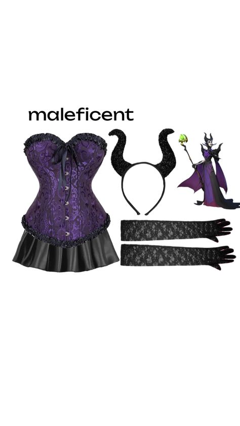 Maleficent outfit for halloween !!! Maleficent Outfit, Maleficent Halloween Costume, Maleficent Halloween, Aurora Costume, Outfit For Halloween, Future Costume, Maleficent Costume, Classy Halloween Costumes, Corset Costumes