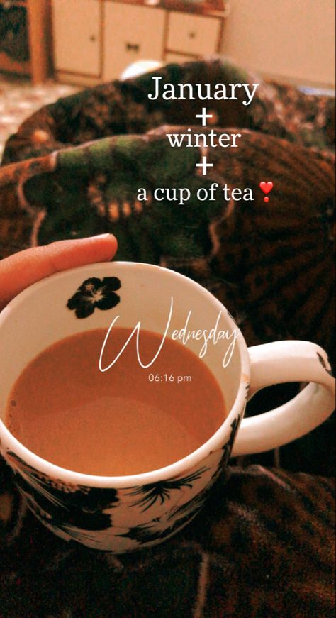 #bestcombination#winter#tealovers#snapchat#snaps#snapideas#pinterest A Cup Of Tea Aesthetic, Winter Snaps Ideas, Caption For Winter, Winter Snap Streaks, Winter Snap Ideas, Christmas Snapchat Story, Winter Snapchat Stories, Tea Story Instagram, Tea Snaps