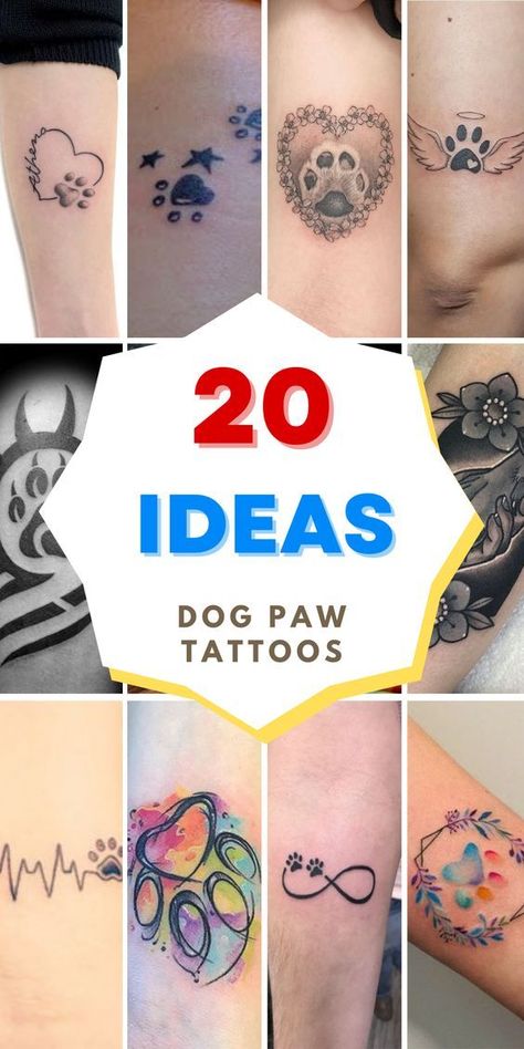 Seeking a heartfelt way to remember your beloved pet? Explore pet memory tattoo designs for a touching tribute. #InLovingMemory #PetLove Two Dog Paw Print Tattoo, Memorial Dog Paw Print Tattoo, Tattoo In Memory Of Dog Pets, Tattoo Pet Ideas, Pet Print Tattoo, Love Paw Print Tattoo, Tattoos With Paw Prints, Paw Print Tattoos Dog, Dog In Memory Tattoo