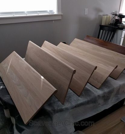 weekend project installing new stair treads Refinishing Basement, Stairs Remodel, Old Stairs, Redo Stairs, Basement Refinishing, Stairs Makeover Ideas, Stair Renovation, Stairs Decor, Stairs Renovation