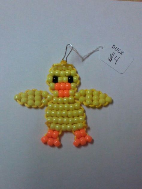 Bead Animal Keychain, Beaded Figures, Pony Bead Animals, Keychain Patterns, Bead Animals, Pony Bead Projects, Pony Bead Crafts, Pet Keychain, Beaded Dragonfly