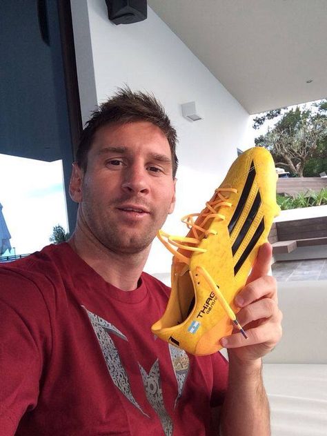 With new boots by adidas Messi Boots, Messi Cleats, Messi Shoes, Adidas Soccer Boots, Thiago Messi, Adidas Messi, Messi Vs Ronaldo, Lio Messi, Antonella Roccuzzo