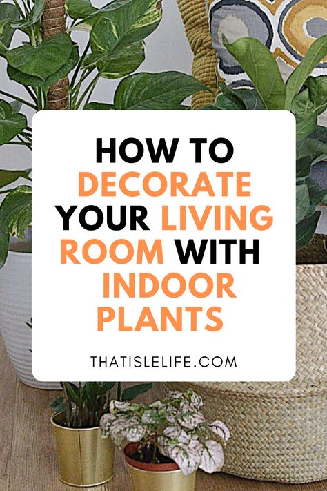 Displaying Plants Indoors Living Rooms, Displaying Indoor Plants Ideas, Green Plant Living Room Decor, Homes With Plants Interior Design, Pot Plants Indoor Living Rooms, Plants For Decor, Styling Plants Living Rooms, How To Decorate Your Home With Plants, Style Plants Living Rooms