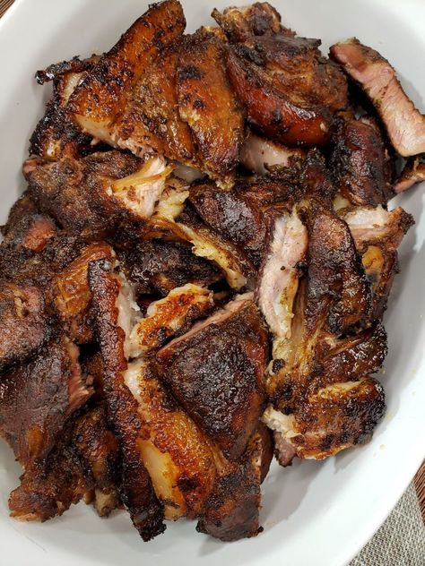 Jerk Pork, Jamaican Cuisine, Jamaican Dishes, Caribbean Cuisine, Jerk Seasoning, Pork Recipe, Jamaican Recipes, Pork Shoulder, Caribbean Recipes