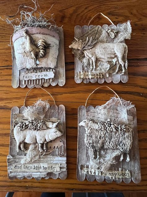 Iod Molds Projects Craft Molds, Iod Projects, Bee Artwork, Creative Creations, Decoupage Diy, Air Dry Clay Projects, Iron Orchid Designs, Popsicle Stick Crafts, Clay Ornaments