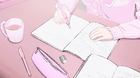 A popular rich girl and an ordinary girl who was dependent to her bes… #fanfiction #Fanfiction #amreading #books #wattpad Studying Gif, Writing Gifs, Pink Gif, Book Gif, Writing Aesthetic, Aesthetic Writing, Girl Writing, Writing Pictures, Banner Gif