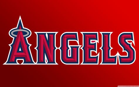 Anaheim Angels Baseball, Baseball Wallpaper, Angel Stadium, Sports Flags, Anaheim Angels, Angels Baseball, Mlb Logos, Angels Logo, Mike Trout