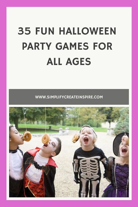 Looking to elevate your Halloween party this year with some fun and exciting activities? Check out these Halloween party game ideas that are perfect for both kids and adults! From classic games like bobbing for apples to spooky scavenger hunts, there's something for everyone to enjoy. These Halloween party games will have your guests laughing, competing, and bonding throughout the night. Get ready to create unforgettable memories at your Halloween celebration with these entertaining game options Fear Factor Halloween Games For Kids, Bob For Apples Game, Halloween Kid Party Games, Easy Halloween Party Games, Halloween Activities For Adults, Outdoor Halloween Party Games, Halloween Party Game Ideas, Party Games For All Ages, Halloween Games For Adults