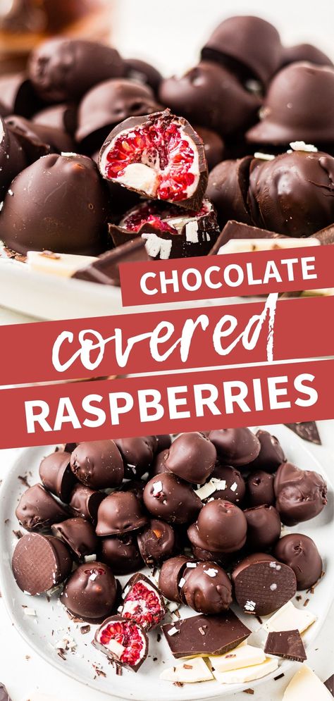 Chocolate Berry Bites, Chocolate Dipped Raspberries, Frozen Chocolate Raspberries, Chocolate Raspberry Bites, Tru Fru Strawberries Recipe, Copycat Tru Fru, Chocolate Covered Raspberries Recipe, Tru Fruit Recipe, How To Make Tru Fru At Home