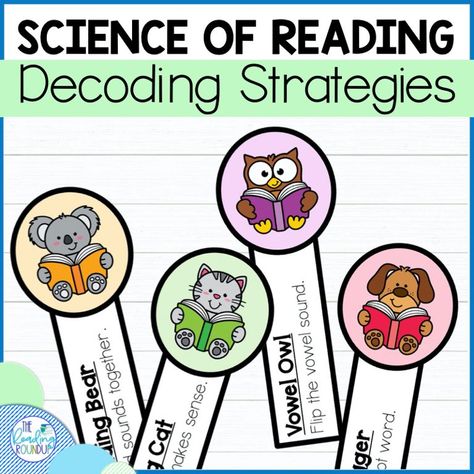 Reading Decoding Strategies, Sor Reading Strategies, Reading Strategies For Kids, Synthesizing Reading Activities, Magnetic Reading Program, Science Of Reading Posters, Science Of Reading Stations 2nd Grade, Science Of Reading Materials, Free Science Of Reading Resources