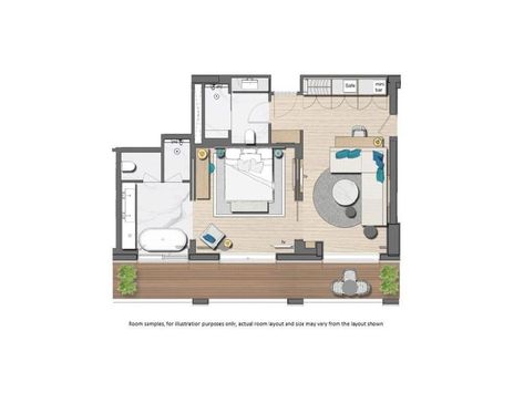 Resort Room Plan, Luxury Hotel Bedroom Master Suite, Resort Cottages Design, Hotel Suite Floor Plan, Spa Plan, Resort Cottage, Micro House Plans, Hotel Room Plan, Resort Design Plan