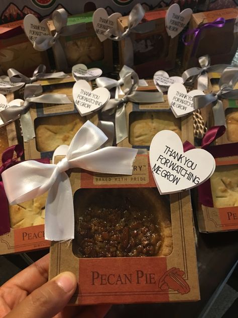 Mini Pie Favors, Mini Pie Party Favors, Pie Favors, Resident Appreciation, Pie Gifts, Real Estate Fun, Mini Pecan Pies, Pie Party, Mini Pie