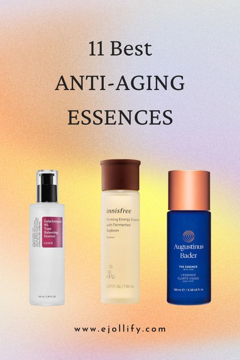 11 Best Anti Aging Essence - Facial Essences For All Skin Types Skin Care Essence Products, Korean Essence Products, Best Korean Anti Aging Products, Best Essence Skincare, Korean Skincare Anti Aging, Face Essence Types, Korean Skincare Essence, Essence For Oily Skin, Essence For Dry Skin